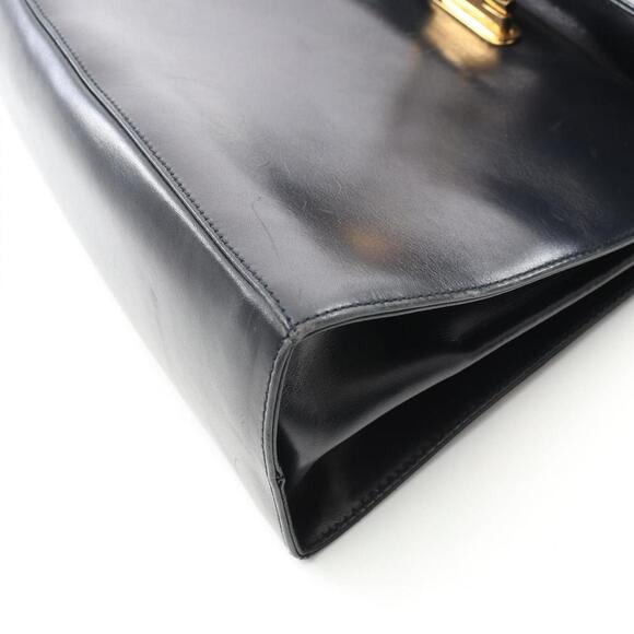 SALVATORE FERRAGAMO Black Leather Bag - Picture 7 of 11